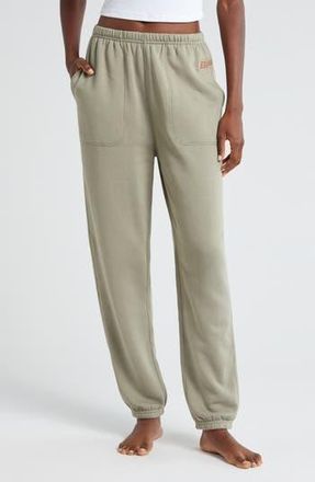 Lunya Silksweats Reversible Pajama Joggers in Shaded Olive at Nordstrom Rack, Size X-Large