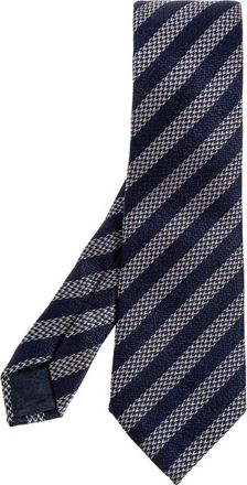 Giorgio Armani Accessoires, Heren, Blauw, ONE Size, Zijden Stropdas