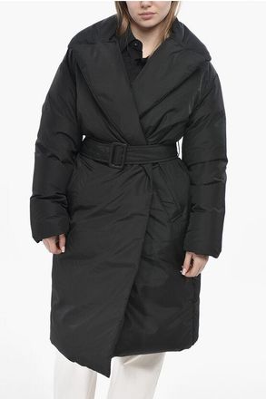 Fendi Double-Breasted Puffer Coat With Belt size Xl