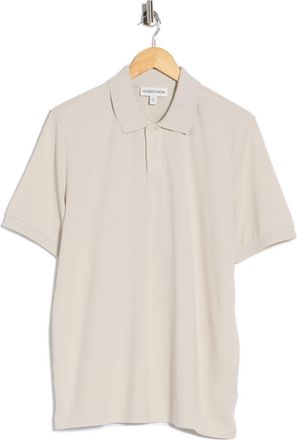 Nordstrom Cotton Blend Piqu&eacute; Knit Polo in Beige Pumice at Nordstrom Rack, Size Xx-Large