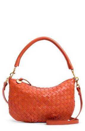 Clare Vivier Medium Petit Moyen Woven Leather Messenger Bag in Saltillo at Nordstrom