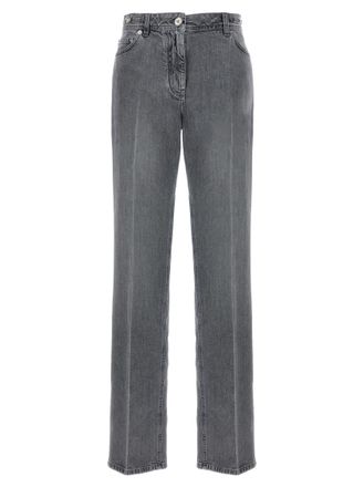 Versace Grey Straight Jeans