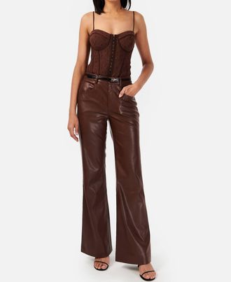 Cami NYC Zenobia Vegan Leather Pants In Java