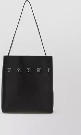 Marni museo leather tote bag
