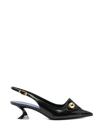 Lanvin Pointed-Toe Slingback Pumps