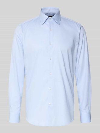 HUGO BOSS Regular Fit Freizeithemd aus Baumwoll-Mix Modell H-JOE-K-C1-261 in Bleu, Gr&ouml;&szlig;e 39