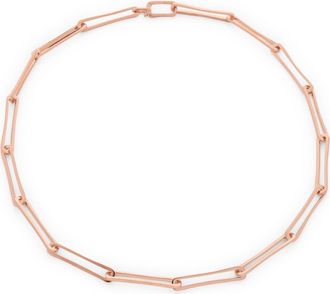 Monica Vinader Alta Long Link Necklace in Rose Gold at Nordstrom Rack