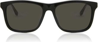 Gucci GG0381SN Full Rim Acetate Sunglasses - Black