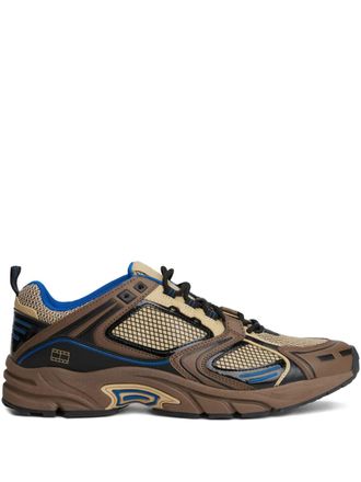 Tommy Hilfiger panelled sneakers - men - Polyurethane/Polyester/Polyester/Rubber - 45 - Brown