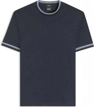HUGO BOSS H-Tessler T-shirt - Heren - T-shirts - Blauw - L - Tops