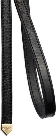 Prada Leren riem - Zwart