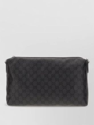 Gucci leather crossbody clutch bag