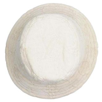 Louis Vuitton Pre-owned Chapeau LV Vacation Monogram Jacquard Cotton Bucket Hat - Dames - Vintage Accessoires - Beige - ONE Size - Katoen - Vintage