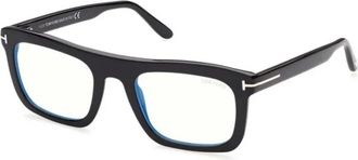 Tom Ford Optisch Montuur - Heren - Accessoires - Zwart - Maat: 52 MM Leer