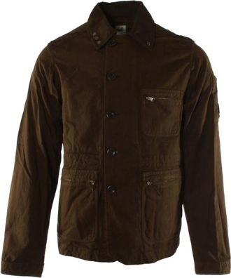 C.P. Company Mais B Chore Jacket - Heren - Zomerjassen - Bruin - S - Katoen - Jassen