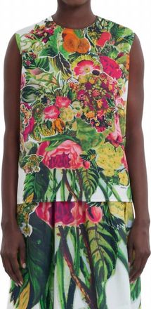 Marni Floral Top In Multi