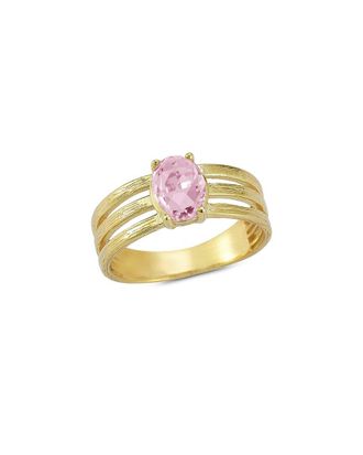 I.Reiss Company 14K 1.11 Ct. Tw. Rose Quartz Cocktail Ring