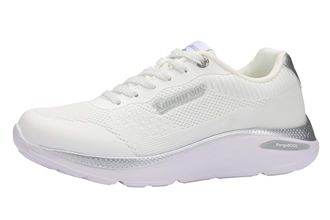 Kangaroos Sneaker KANGAROOS K-WN MALAGA, Damen, Gr. 36, wei&szlig;, silber, Synthetik, Textil, Schuhe Sneaker