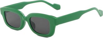 Generic Mens Outdoor Commuter Sunglasses Sports Womens Vacation Sun Glasses(Green)