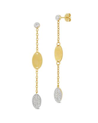 I.Reiss Company 14K 0.23 Ct. Tw. Diamond Dangle Earrings