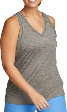 Eddie Bauer Resolution V-Neck Tank Top - Big And Tall In Heathered Gray