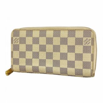 Louis Vuitton White Long Wallet (Bi-Fold) (Pre-Owned)