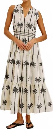 Rails Loulou Maxi Dress In Embroidered Palms