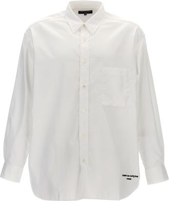 Comme Des Garçons Logo Embroidery Shirt