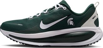 Nike Mens College Vomero 18 (Michigan State) Road Running Shoes in Green | IQ6878-300