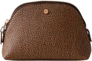 Borbonese Mini pochette porta tutto in graffiti - Dames - Toilettassen - Bruin - ONE Size - Tassen
