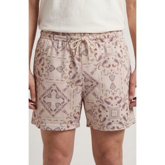 Burnside Mesh Basketball Shorts in Ecru at Nordstrom Rack, Size X-Large