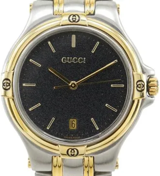 Gucci Pre-owned Watches, male, Black, Size: ONE SIZE Pre-owned 9040M Wristwatch