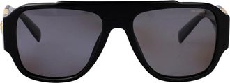 Versace Stijlvolle zonnebril met model 0Ve 4436U - Heren - Zonnebrillen - Zwart - 57 MM - Accessoires