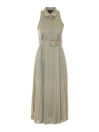 Liu Jo Green Pepper Shirt Long Dress