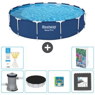 Bestway Piscina Bestway Steel Pro Redonda - 396x84 Cm - 7-piezas S317