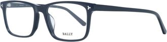 Bally Accessoires, Heren, Blauw, ONE Size, Zwarte Rechthoekige Optische Monturen