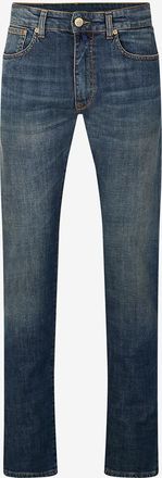 Incotex Ausgewaschene Slim-Fit-Jeans Sartorial
