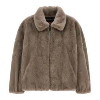 Simonetta Ravizza Linus Drawstring Jacket - Dames - Jassen - Grijs - Maat: 2XS Zijde