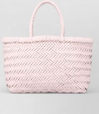 Dragon Diffusion mini flat beach bag woven design