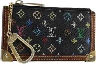 Louis Vuitton Pre-owned Wallets, female, Black, Size: ONE SIZE Pre-owned Canvas Wallet
