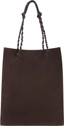 Jil Sander Tangle Tote - Dames - Shoppers - Bruin - ONE Size - Leer - Tassen