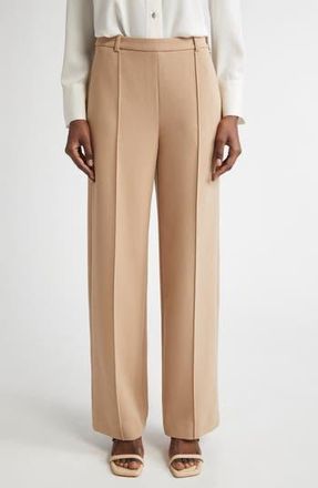 Vince High Waist Wide Leg Pants in Camel at Nordstrom Rack, Size 12