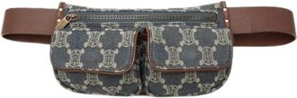 Celine Pre-owned Borsa a Cintura in Denim - - Pre-owned - Donna - Blu - ONE SIZE