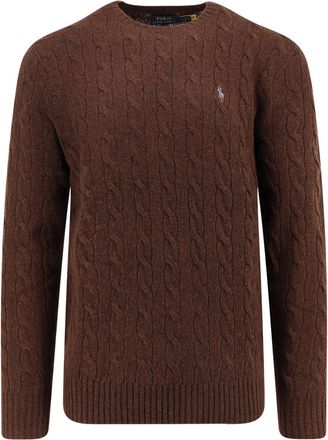 Polo Ralph Lauren Wool And Cashmere Cable Knit Sweater-Uomo