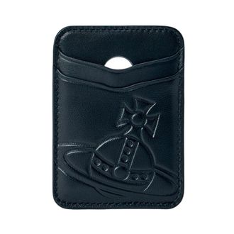 Vivienne Westwood Tarjetero de Piel Mag Safe - Accessories - Hombre - Negro - ONE SIZE