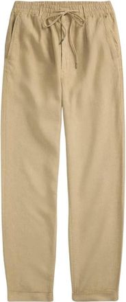 Ralph Lauren Lateef Linnen Broek - Heren - Straight fit broeken - Beige - XS - Linnen - Broeken