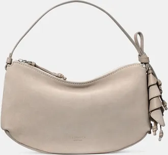 Kate Spade New York Womens Loop Suede Shoulder Bag in Pink | Leather Animations