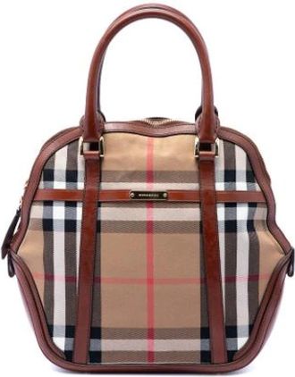 Burberry Pre-owned Bridle Orchard - Dames - Vintage Handtas - Bruin - ONE Size - Leer - Vintage