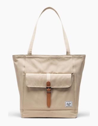 Herschel Womens Herschel Bags Herschel Retreat Womens Natural Tote Bags - One Size - Cream