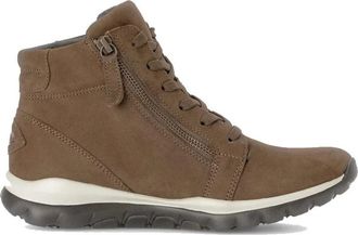 Gabor Bruine rollende laars voor vrouwen - Dames - Veterlaarzen - Bruin - 37 1/2 EU - Su&egrave;de - Schoenen